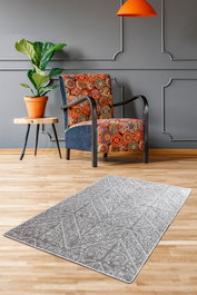 Conceptum Maggie Grey Djt Alfombra de Pasillo 120 x 200 cm
